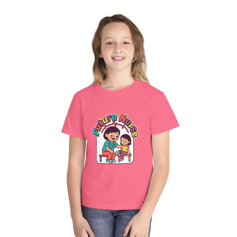 Toddler Future Nurse Tee | Playful Healthcare Illustration, Pediatric Care Shirt 150