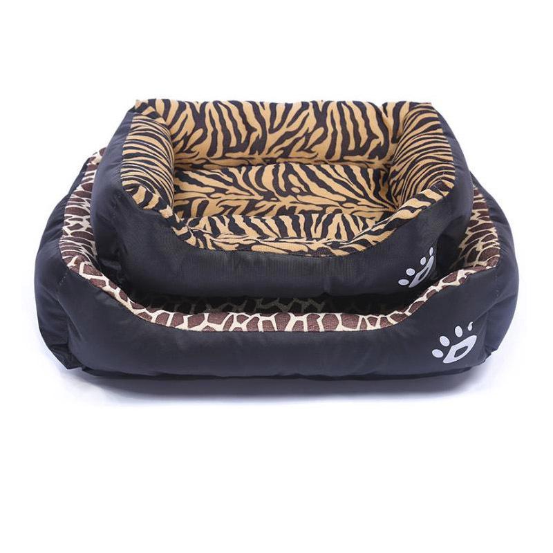 Four Seasons Universal Pet Bed - Customizable Logo, Fleece Warmth, Square Design for Dogs & Cats