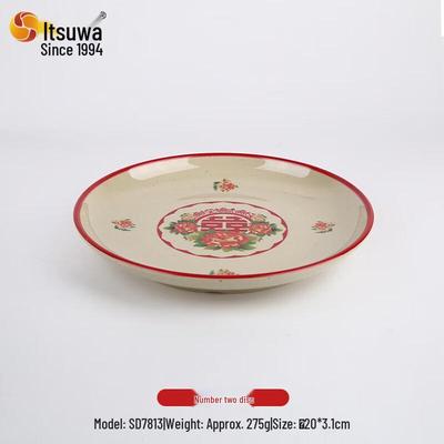 Wuhe Melamine Chinese Style Decorative Plate