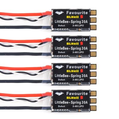 Favourite FVT LittleBee 30A Brushless ESC BLHeli_S OPTO  2-6S Supports Mulitshot Oneshot42 OneShot125