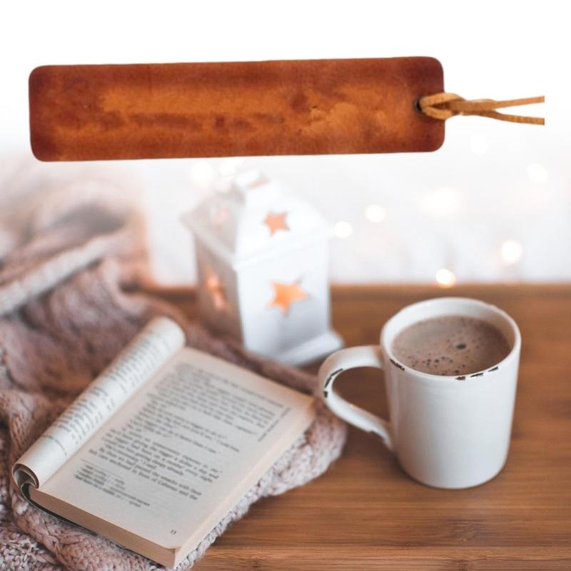 Leather Bookmarks Book Page Holder Page Markers Reading Accessories Gifting For Book Lovers Students Readers Adult
