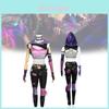 Adorable Purple Jinx Cosplay Costume From Arcane League Of Legends For Gaming Enthusiasts