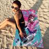 Classic Japanese Anime D-DAN DA DAN Anime Beach Swimming Towel Soft Absorbent Washcloth Children's Gifts For Travel Camping Gym