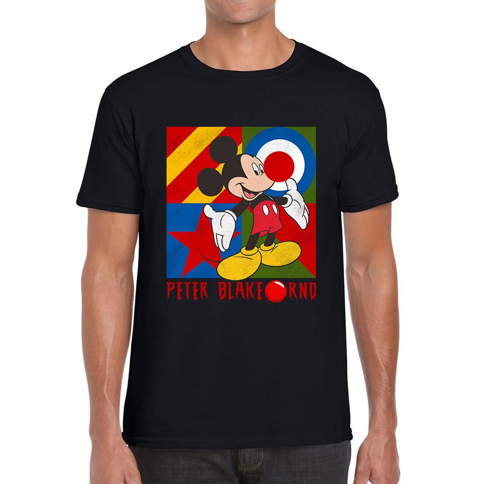 Peter Blake Mickey Mouse Red Nose Day Unisex Mens T Shirt Womens Tops Tees S