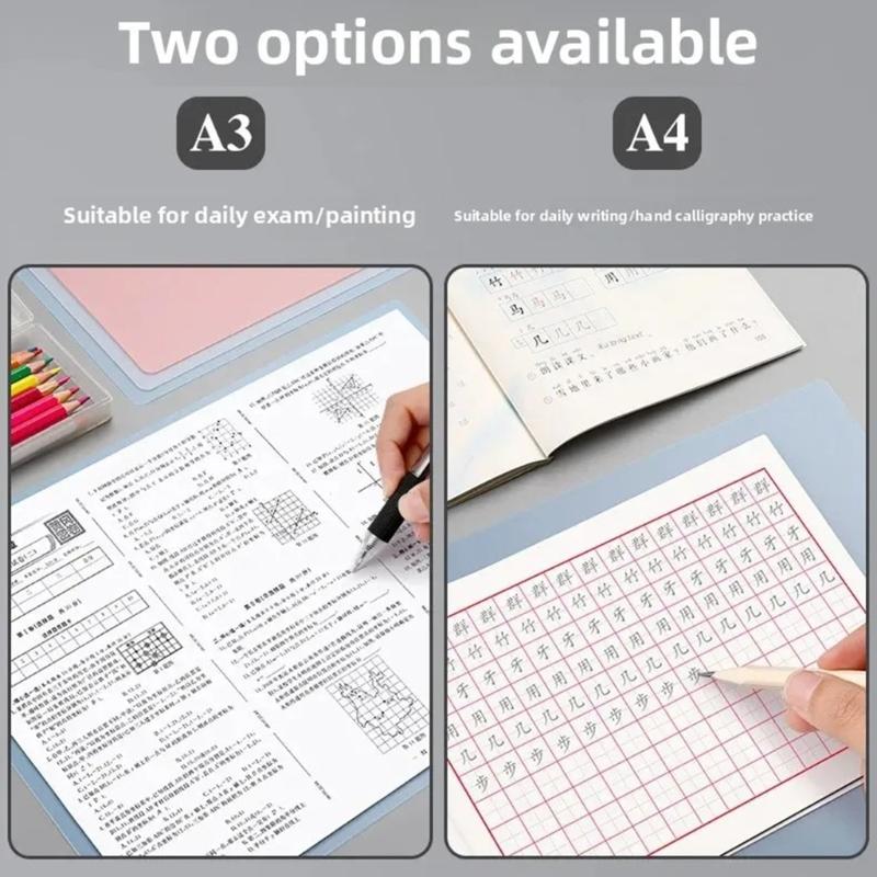 5 Pcs A3 A4 Writing Pad Portable Writing Mat Writing Board Exam Pad For School Office Drawing Planning Projects