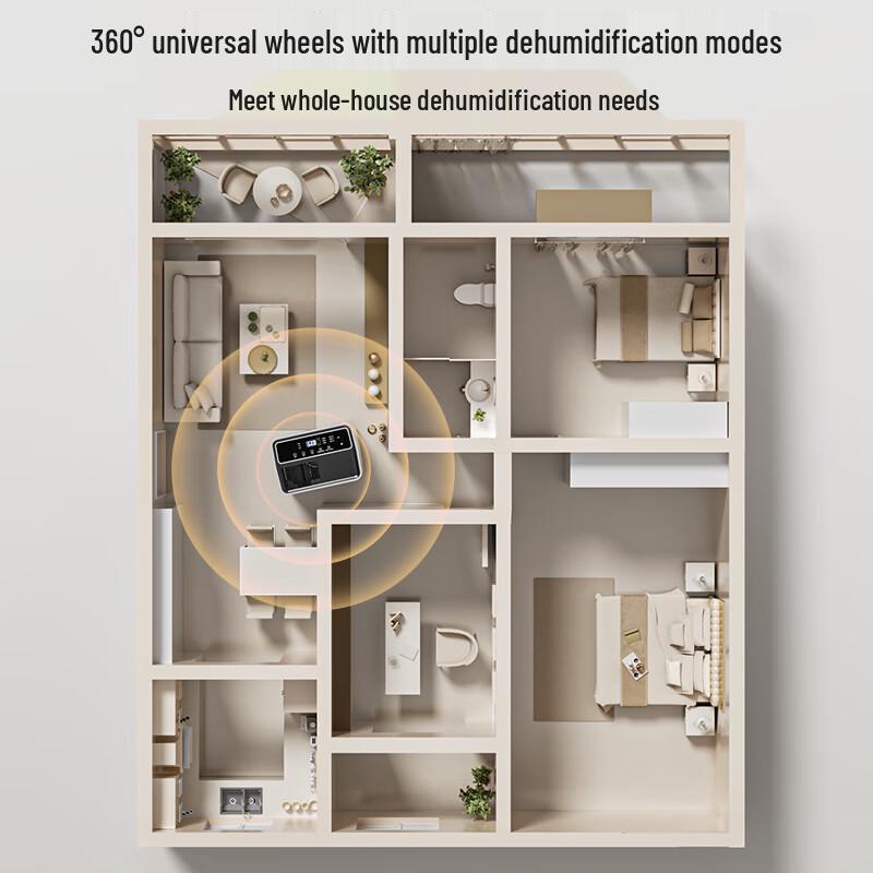 HISENSE 24L/Day Smart Dehumidifier with Wi-Fi for Home and Laundry Drying