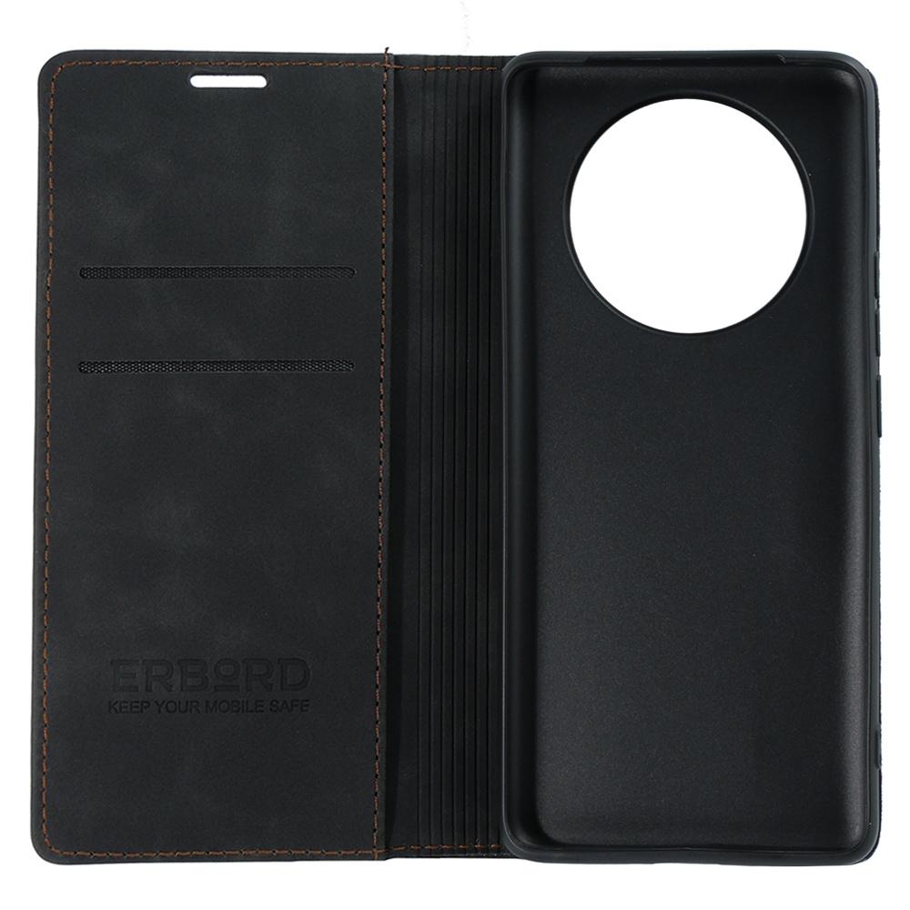 Realme 11 Pro 5G / Pro+ 5G Case, ERBORD Vintage Wallet Flip Cover, Black