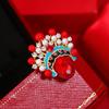 Creative Peking Opera Facebook Antique Brooch Female Knife Ma Dan Personality Pin Ornament Brooch Retro Exquisite Accessories Tide