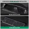 2Pcs/Set For Tesla Model Y Under Seat Air Vent Cover Plastic Air Outlet Grille Protect Cover