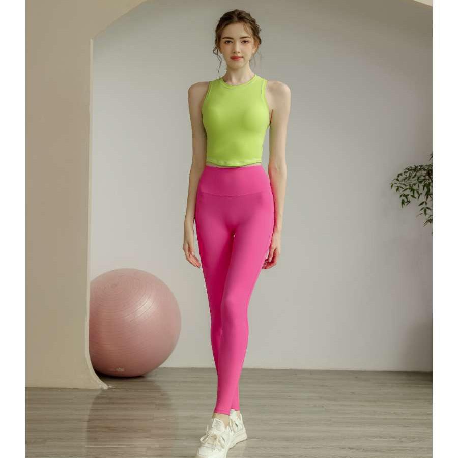 European & American Ruched Waist Long Sleeve Yoga Top - High Stretch Slim Fit