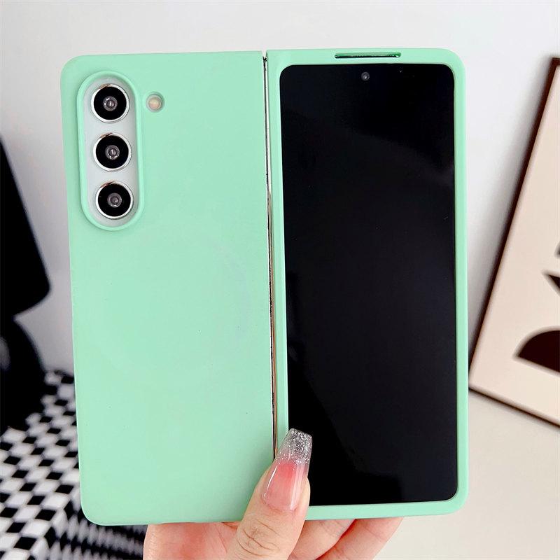 Luxuriöse faltbare Handyhülle mit Hauterkennung, magnetisch, kabelloses Laden für Huawei, Samsung, OPPO VIVO, Xiaomi, faltbare Handyhülle