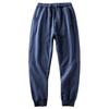 Foreign Trade Tail Order Cut Label Lambswool Thickened Winter Men's Pants