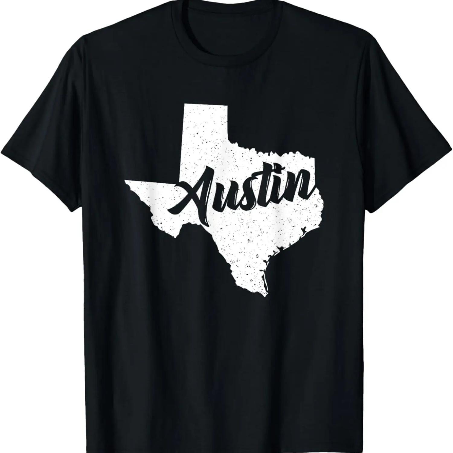 

Austin Texas Gift State Pride Texan T-Shirt T-Shirt S чёрный