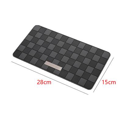 28*15cm Auto Dashboard Antislip Mat PVC Mobiele Telefoon Navigator Auto Mat Auto Interieur Vaste Sleutel Mobiele Telefoon Antislip Mat