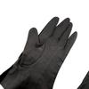 Dior suede Logo embossing leather gloves black leather Women Used
