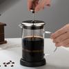 Coffee Pot Method Press, High Borosilicate Glass 304 Hand Pour-over Coffee Milk Foam, Tea Brewer, Filter Mesh Pot