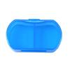 Portable Mini Travel Pill Organizer Transparent Dual Compartment Morning And Night Medicine Box Capsule Holder Drug Storage