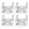 4pcs Aluminum Alloy Woodworking Cross Track Connector Aluminum Alloy Track Connector  Woodworking