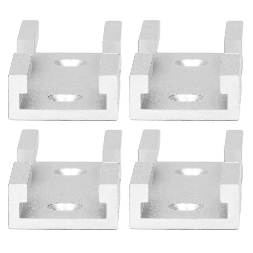 4pcs Aluminum Alloy Woodworking Cross Track Connector Aluminum Alloy Track Connector  Woodworking