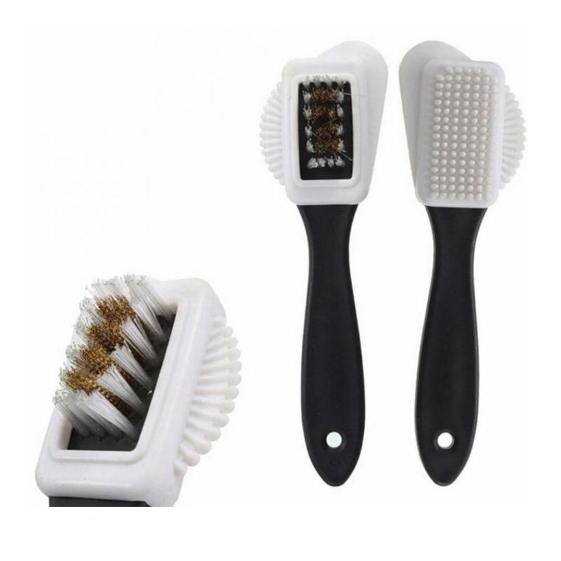 3 Side Cleaning Conveninent S Shape Shoe Brush Cleaner For Shoes Cleaning Brush Suede Snow Boot Brush Shoe Brush Cleaning Tool