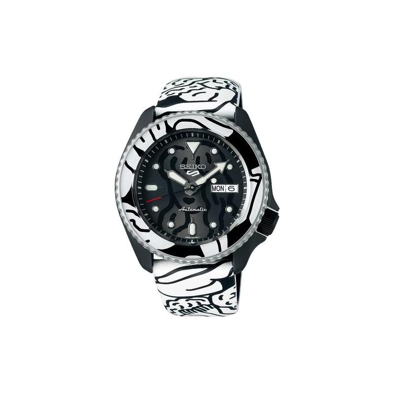 SEIKO Business Automatic Leather Strap Men s Watch Black Dial SRPG43K1 чёрный