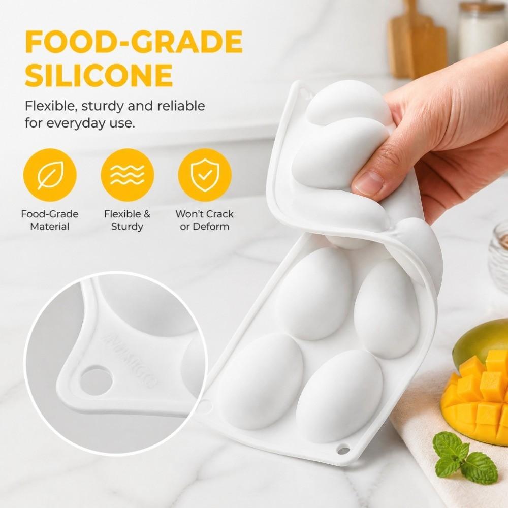 10 Cavity 3D Mango Silicone Mold Jelly Pudding Mold Chocolate Jelly Pudding Making