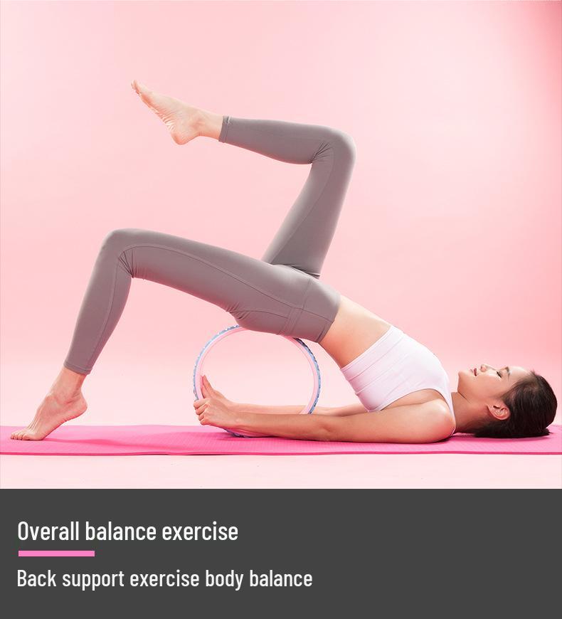 Yoga Wheel for Backbend Assistance and Pilates Fitness Training