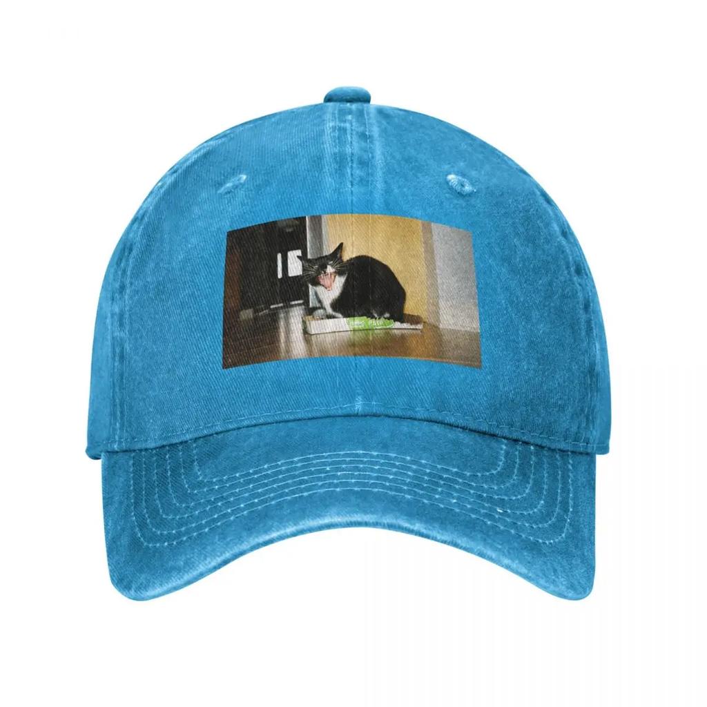 Angry Cat Baseball Cap Dad Hat Sun Hat Luxury Hat Fashionable Unisexs Tennis Womens
