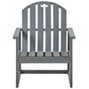 Garden Armchairs 2 pcs Grey Solid Acacia Wood