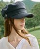 LETTER FROM MOON Classic Button Sailor Hat (Charcoal)