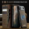 For iPhone Air Case CASEME C49 Compatible with MagSafe RFID Blocking Detachable Wallet Leather Phone Cover