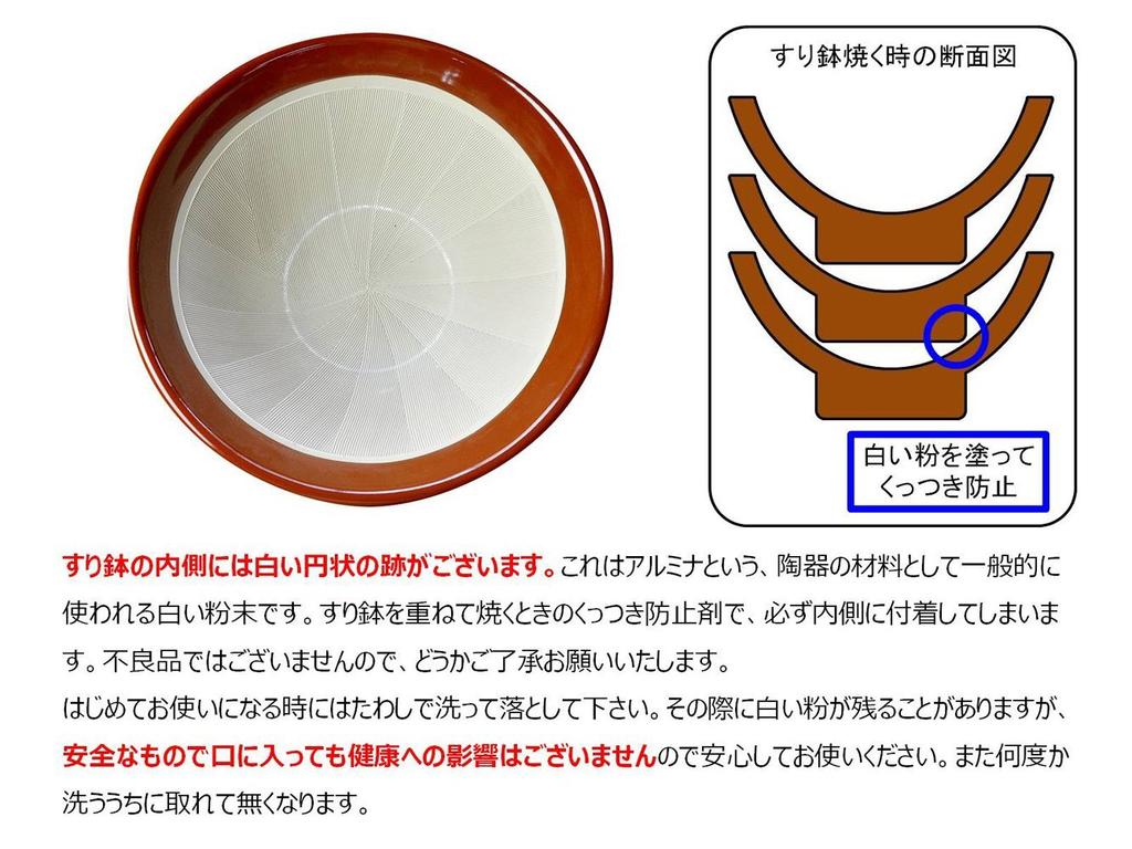 Motoshige Iwami Ware Mörser und Stößel Größe 9 mit Silikonbasis zur Vermeidung von Kratzern Oribe Hergestellt in Keramik, Set, (28cm Durchmesser, Mörser), Tabellen,