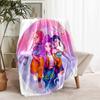 1pc Blanket Kpop Hunter7 Print Design, Lightweight Blanket for Sofa, Bed- Soft &Warm, Gift for All Seasons like Christmas, Halloween