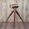 Tripod Floor Lamp In  Brown Finish