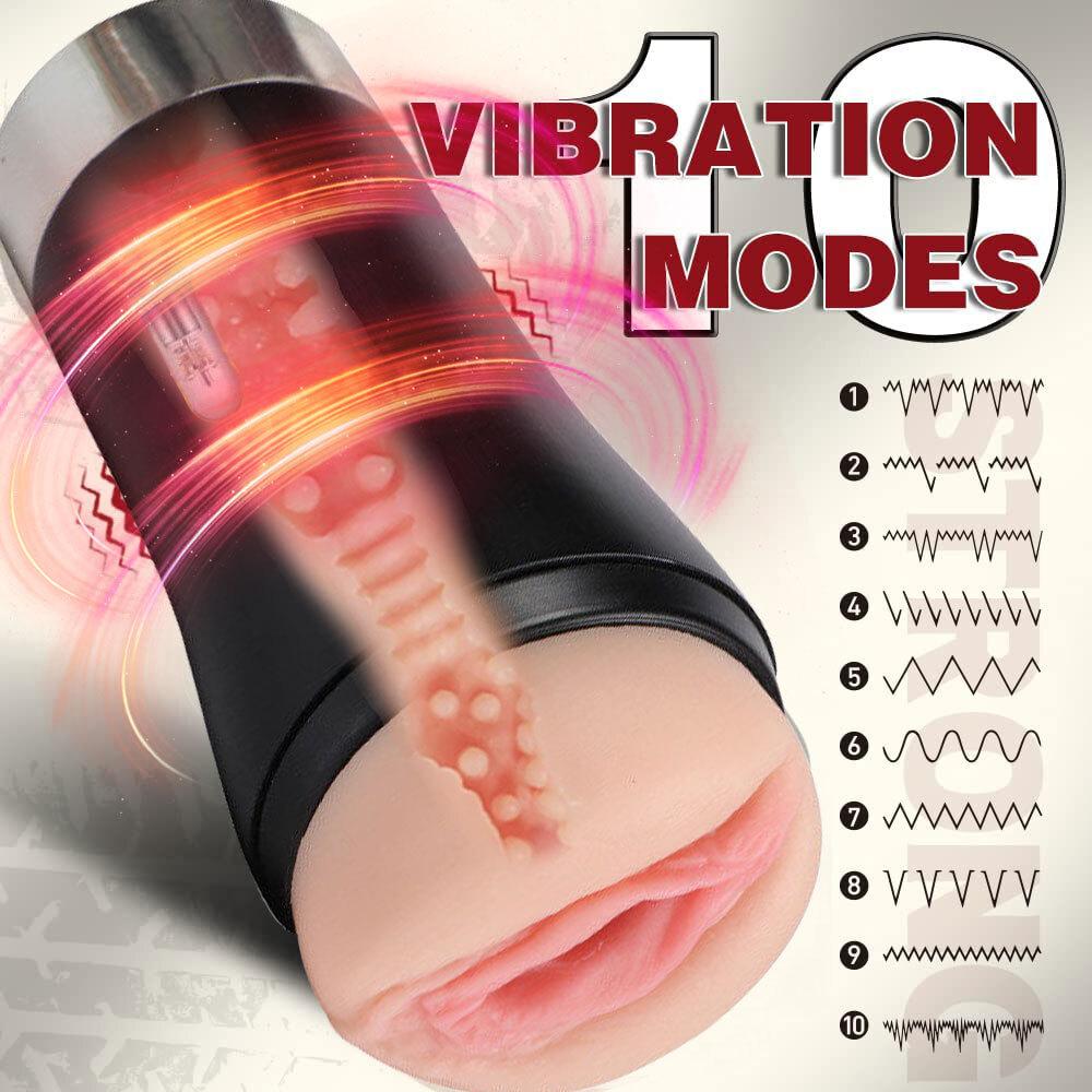 Automatic Male Mastubator-Blowjob Pocket Pussy Handsfree-Stroker Sex Machine Toy