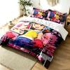 Digimon 3pc Duvet Cover Set Simple Modern Bedding Set Wrinkle Resistant Soft Fabric All Season Use a Perfect Gift