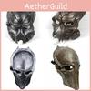 Predator And Alien Resin Mask Cosplay Prop For Halloween Party And Costume Dress Up