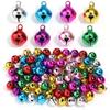 10-50pcs 6-20mm Colrful Jingle Bells Xmas New Year Ornament Gift Loose Beads For DIY Crafts Party Gift Christmas Tree Decoration