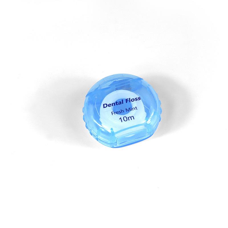 Mint-flavoured Waxed Toothpick-shaped Keyring Dental Floss Roll