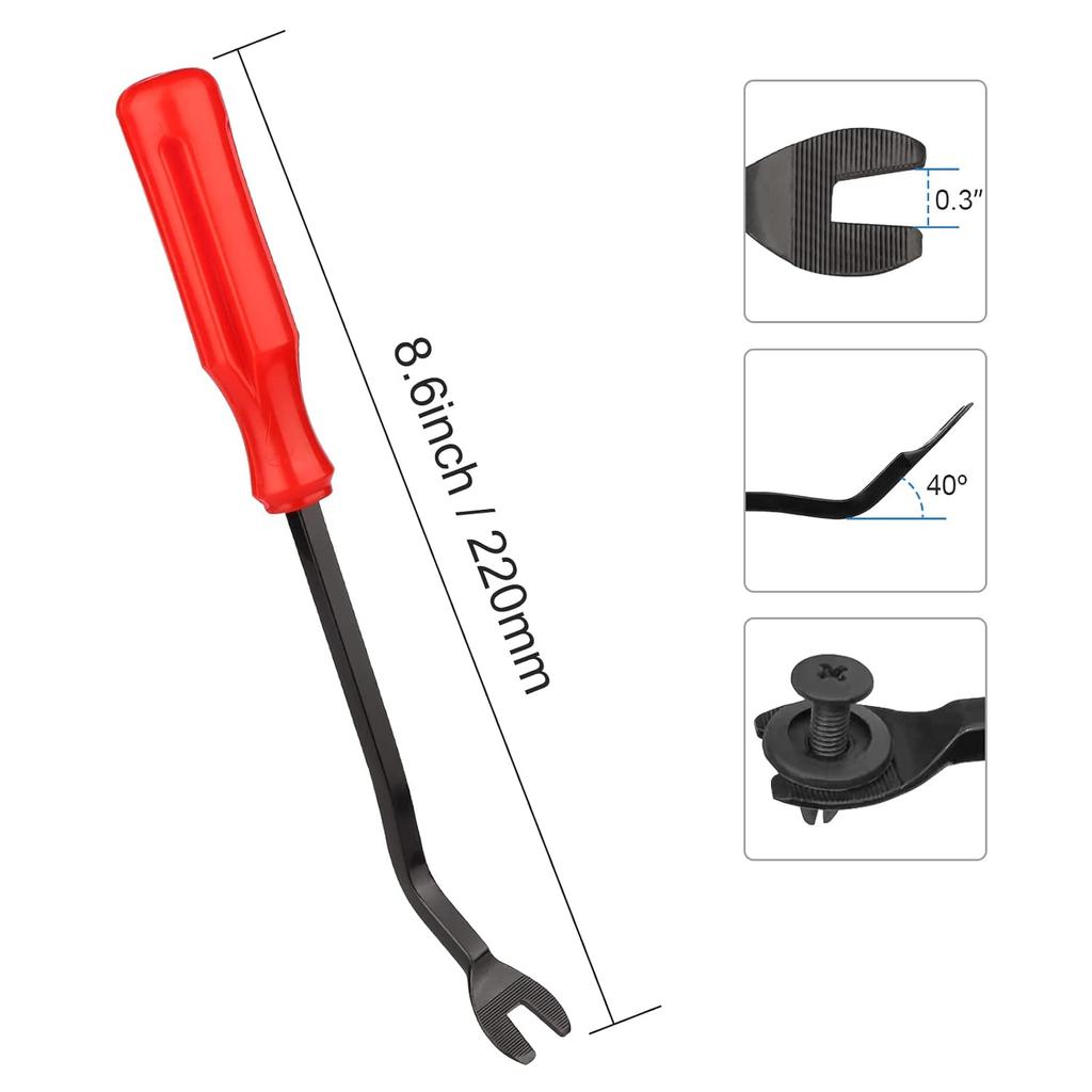 120PCS Car Clips & Plastic Rivets - 6 Popular Sizes, Fits Bumpers, Fenders & Most Car Models, Ideal For Body Fixing & Replacement