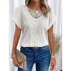 Summer And New Lace Spring Splicing Shortsleeved Tshirts For Women