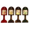 Glowing Musical Christmas Mailbox Crystal Night Light for Indoor Holiday Room Decoration USB Powered Table Lamp