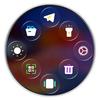 Digital Badge Pin 1.8 Inch Screen Wireless Brooch 10 Hours Playback Touchscreen Electronic Pins for Clothes for Video Photo