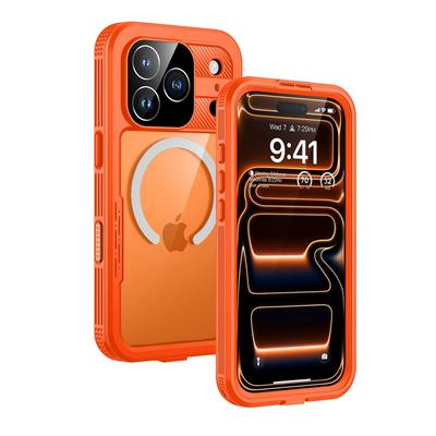 IP68 Shellbox Vollständig Wasserdichte Handyhülle für IPhone Air 17 Pro Max Magnetisches Kabelloses Laden Magsafe Unterwasser-Tauchabdeckung