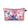 Stitch'S New Cosmetic Bag, Children'S Fashion Portable Double-Sided Toilet Bag, Girls' Outdoor Travel Clutch Storage Bag