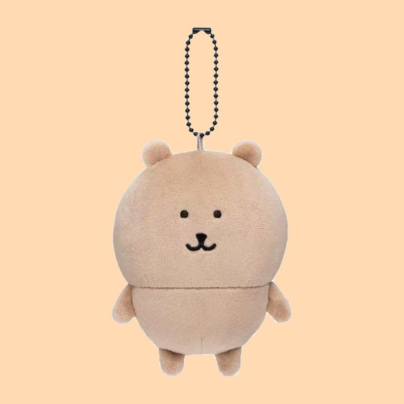 Chiikawa Plush Black Bear Expression Hanging Keychain Collectors Bag Ornament
