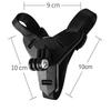 Black Motorcycle Helmet Chin Strap Mount For GoPro Hero 8/7/6/5 Full Face Motorcycle Helmet Chin Mount Bracket Adjustable Strap