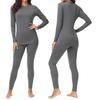 Women's Seamless Thermal Underwear Suit  Clothes And Trousers Home Set