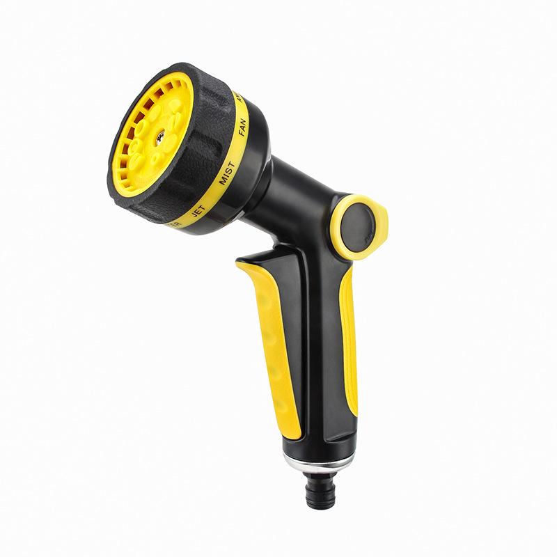 High-Pressure Spray Gun for Car Washing, Garden Watering, and Window Cleaning. Connects to Tap Water for Multiple Uses.