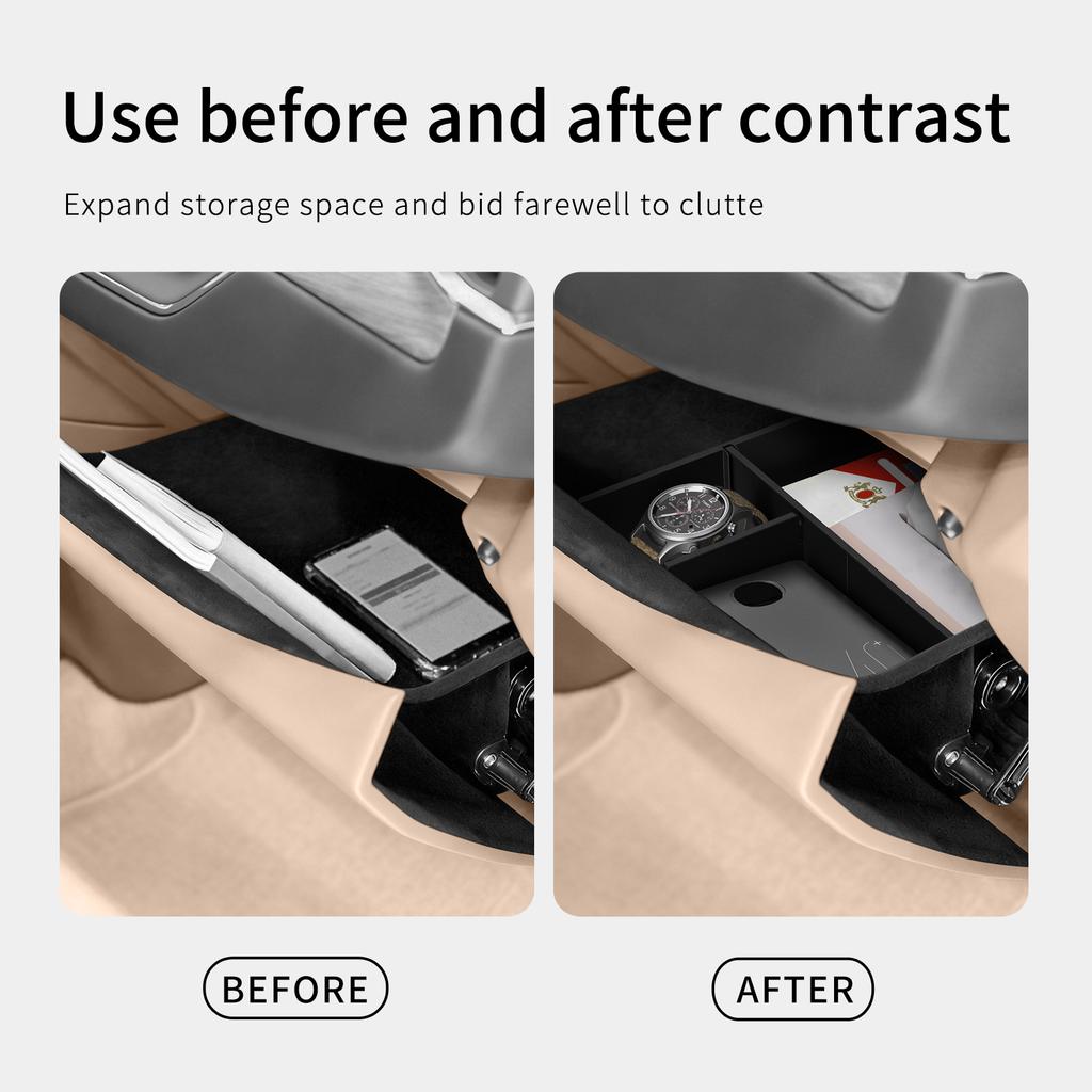 for Kia EV9 2025 2025 Car Glove Box Combination Partition Accessories Co-pilot Storage Glovebox Container Organizer Board